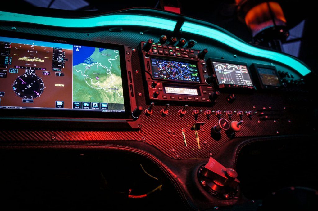 Sonaca 200 Glass Cockpit layout © Sonaca Aircraft
