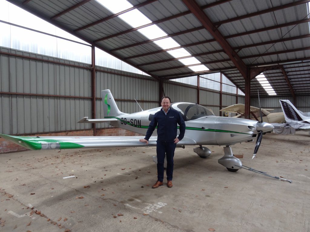 Sonaca 200 prototype met Pierre van Wetter, © UpintheSky