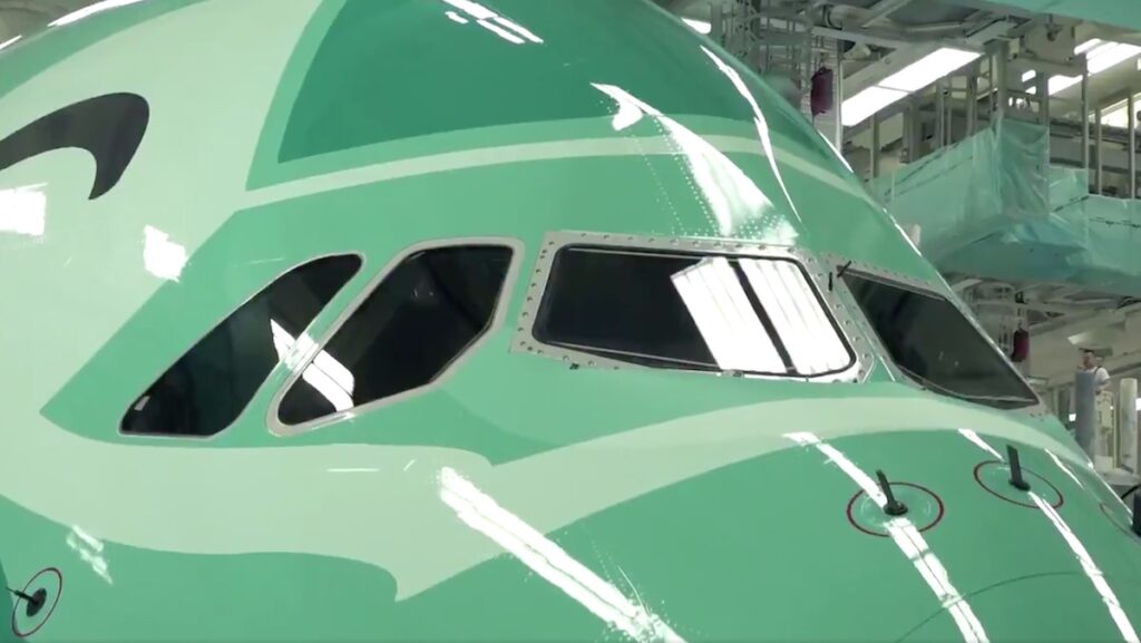 ANA neemt nieuwe Airbus A380 in ontvangst