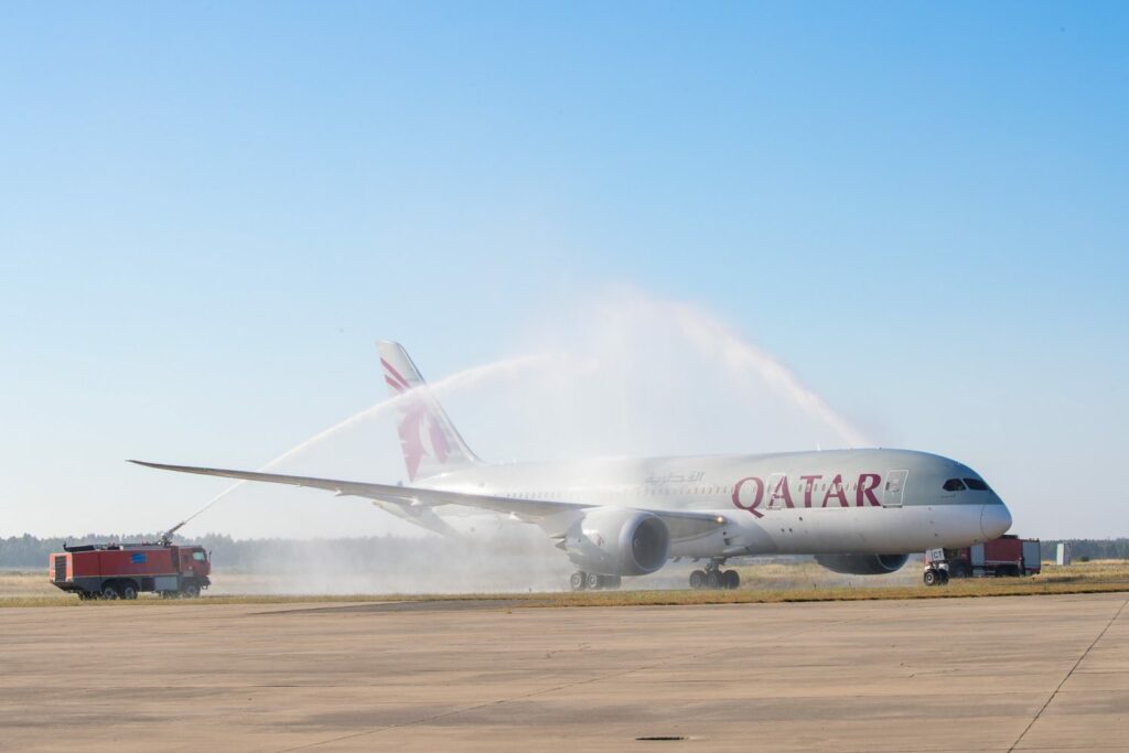 Qatar Airways landt voor de eerste keer in Rabat