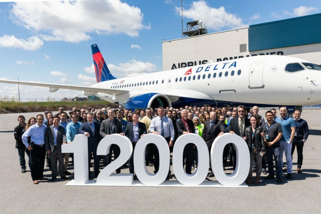 Airbus levert 12.000e vliegtuig