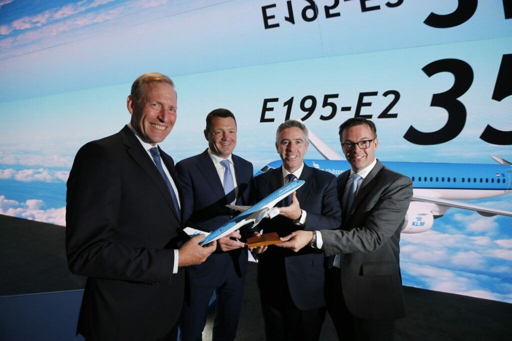 KLM bestelt nieuwe Embraers – update