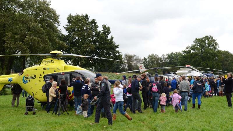 Veel helikoptertypen op Dutch Heli Day Stroe