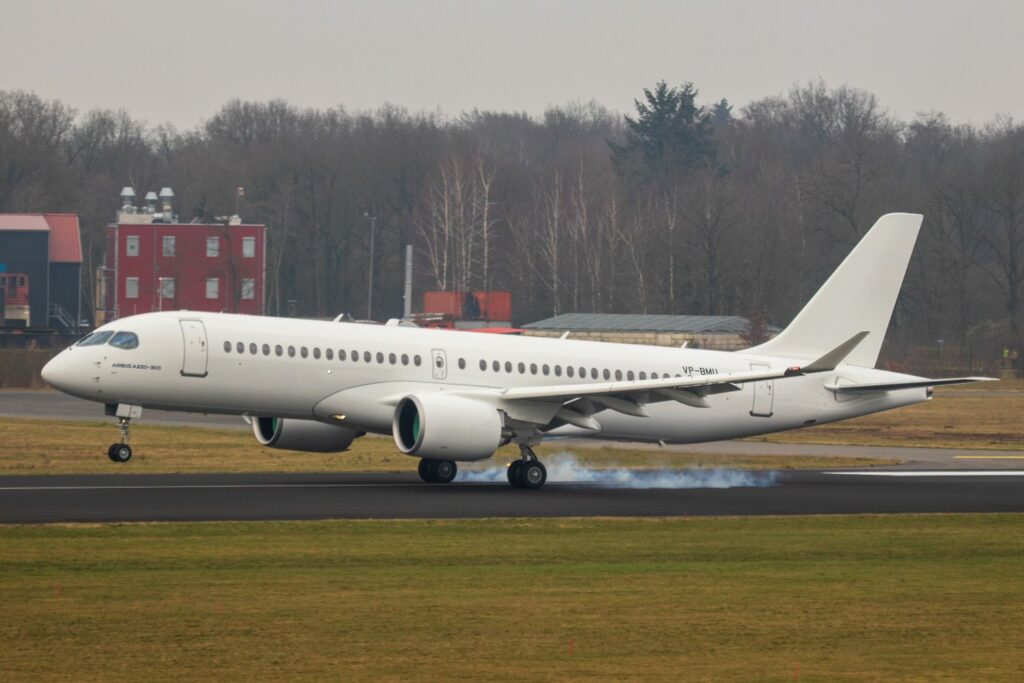 Nieuwe A220’s landen op Twente Airport