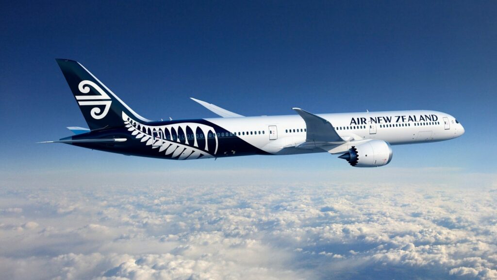 Wegen voor vertrek bij Air New Zealand