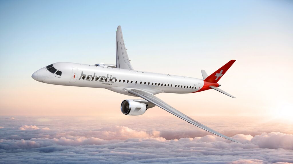 Helvetic Airways verruilt E190-E2’s voor grotere variant