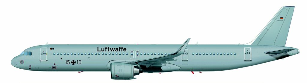 Duitse luchtmacht krijgt twee A321LR’s