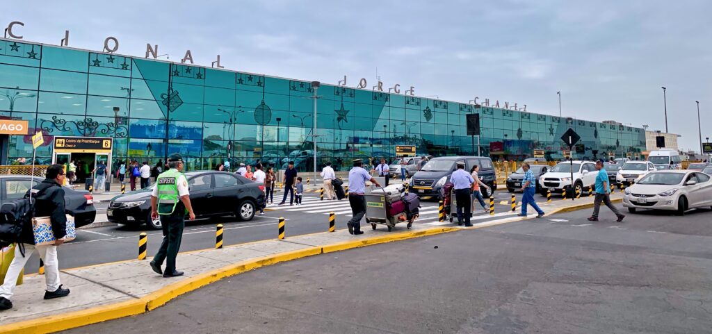 De nationale luchthaven van Peru