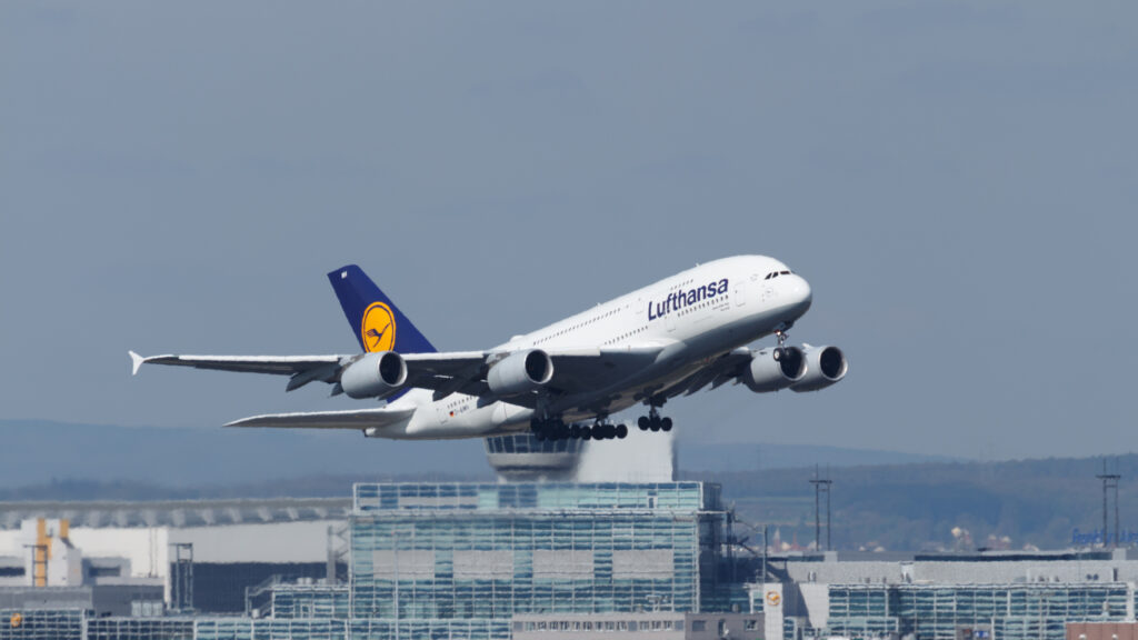 Laatste Lufthansa A380 verlaat Frankfurt