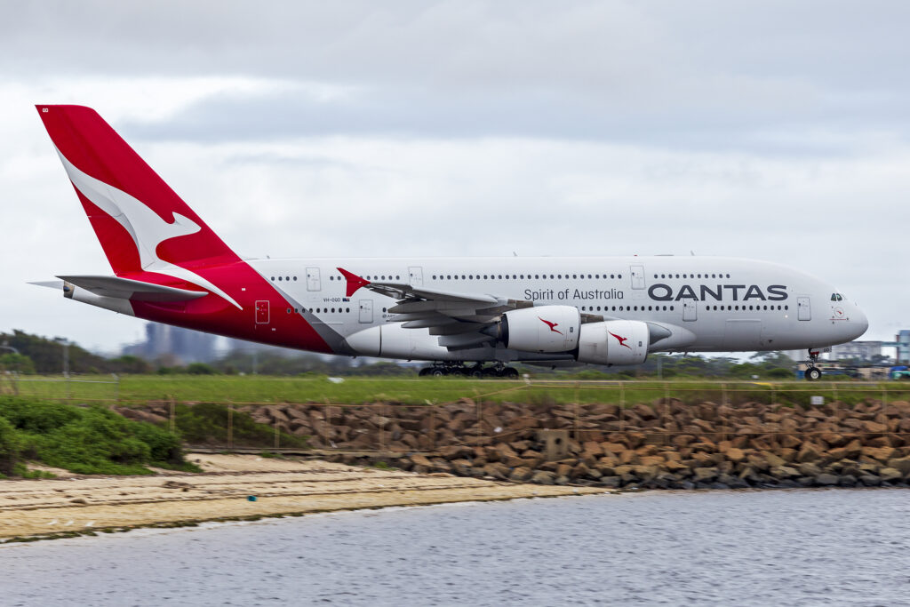 Qantas stuurt tweede A380 de lucht in