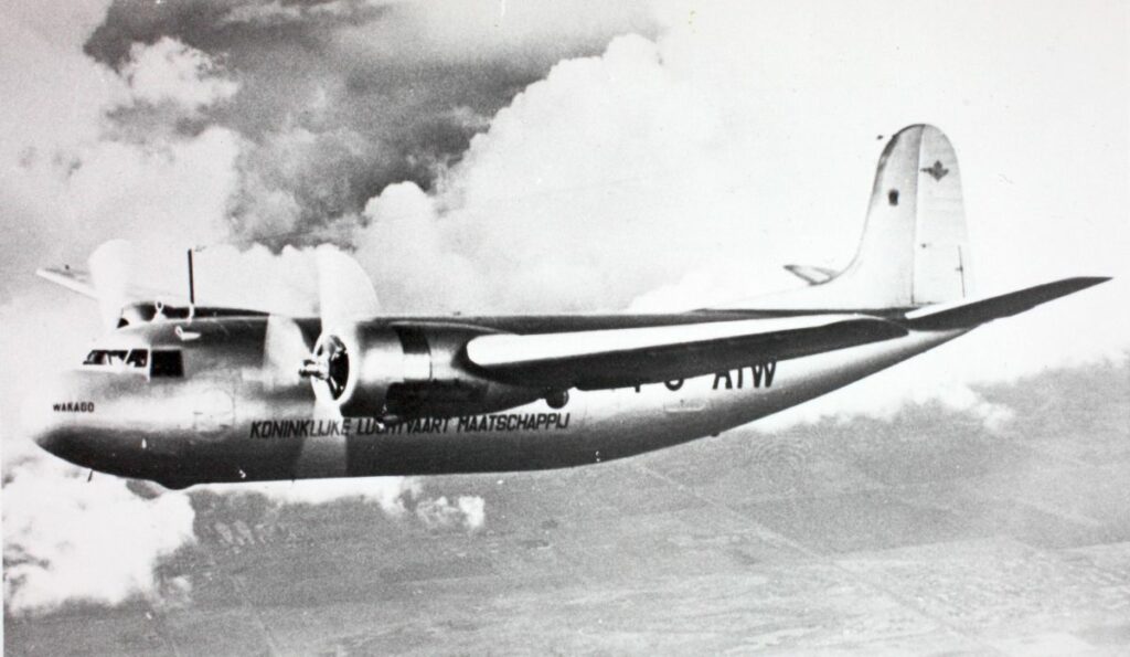 Een zeldzame verschijning: de Douglas DC-5