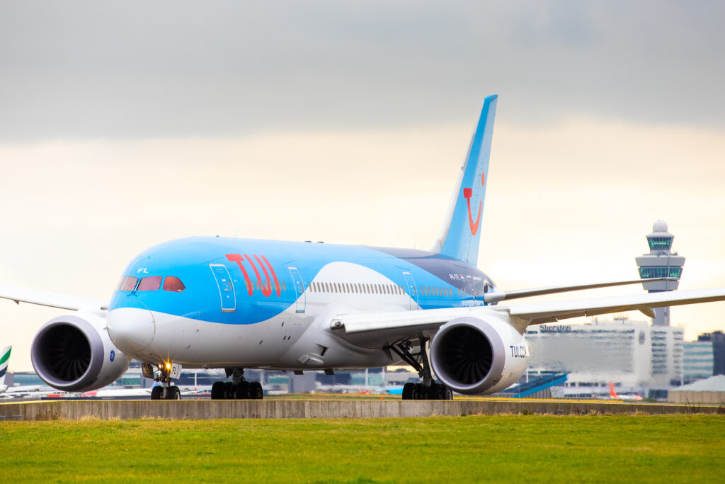 Aanpassing voorafgaand aan TUI 787-vluchten Schiphol