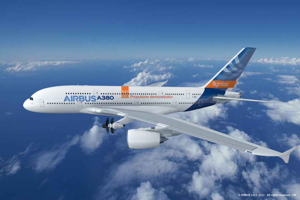 Airbus gebruikt A380 voor nieuwe motortesten