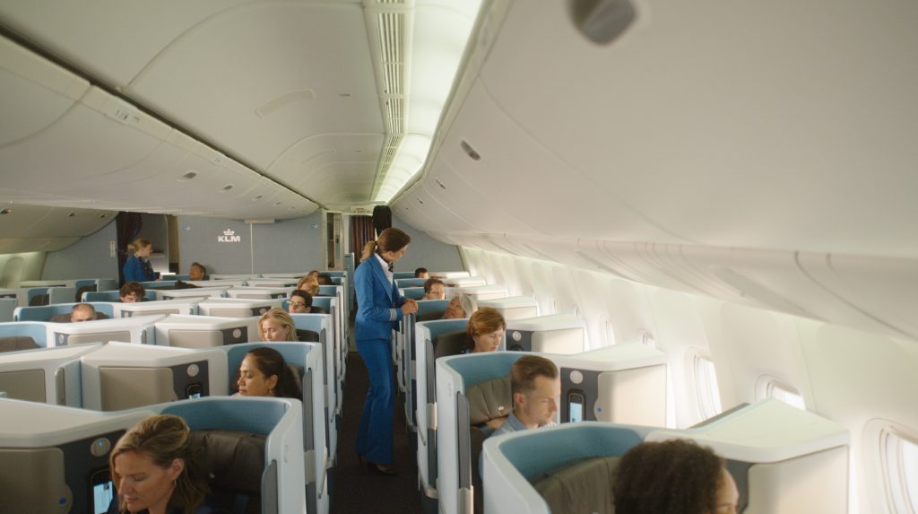 KLM introduceert nieuwe business class-stoelen 777 world business class seats