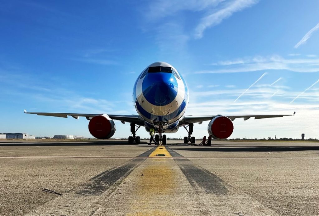 Pas geleverde A330neo beschadigd na botsing