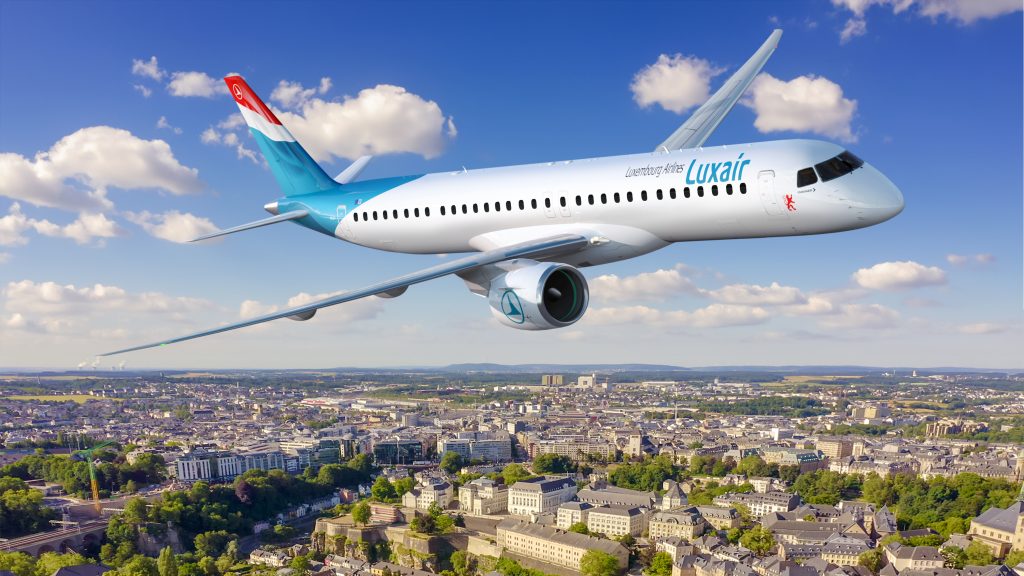 Luxair nieuwe klant voor Embraer E2