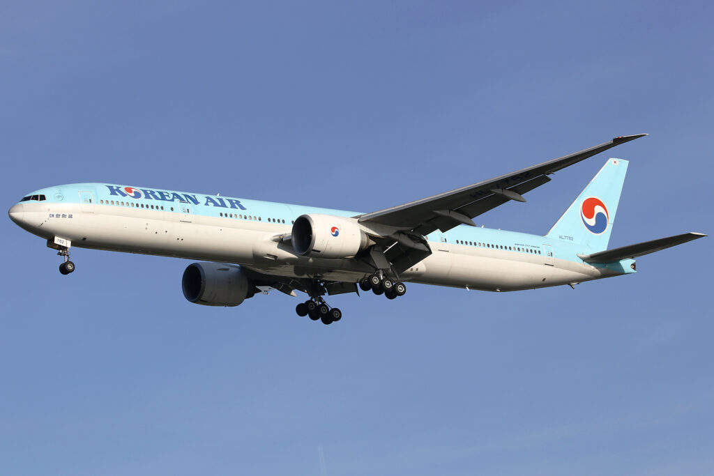 Aanpassing Korean Air-vlucht van en naar Schiphol