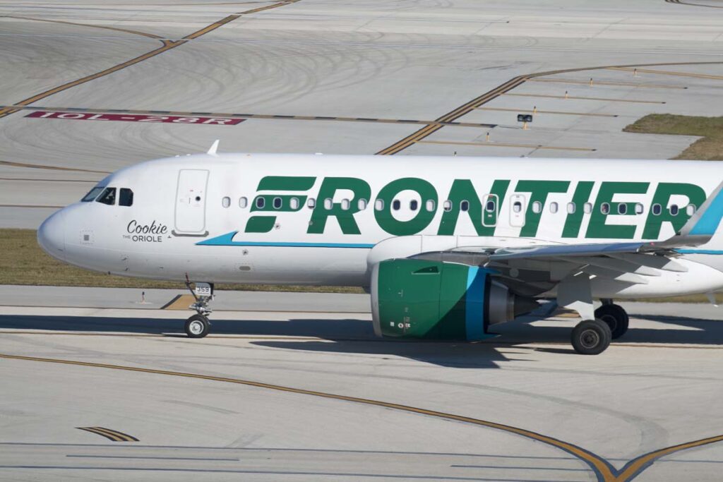 Frontier-vlucht geannuleerd na arrestatie piloot