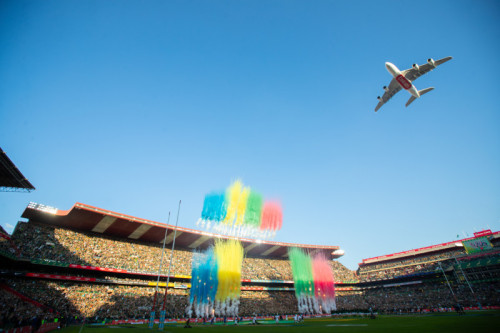 Flypast Emirates A380