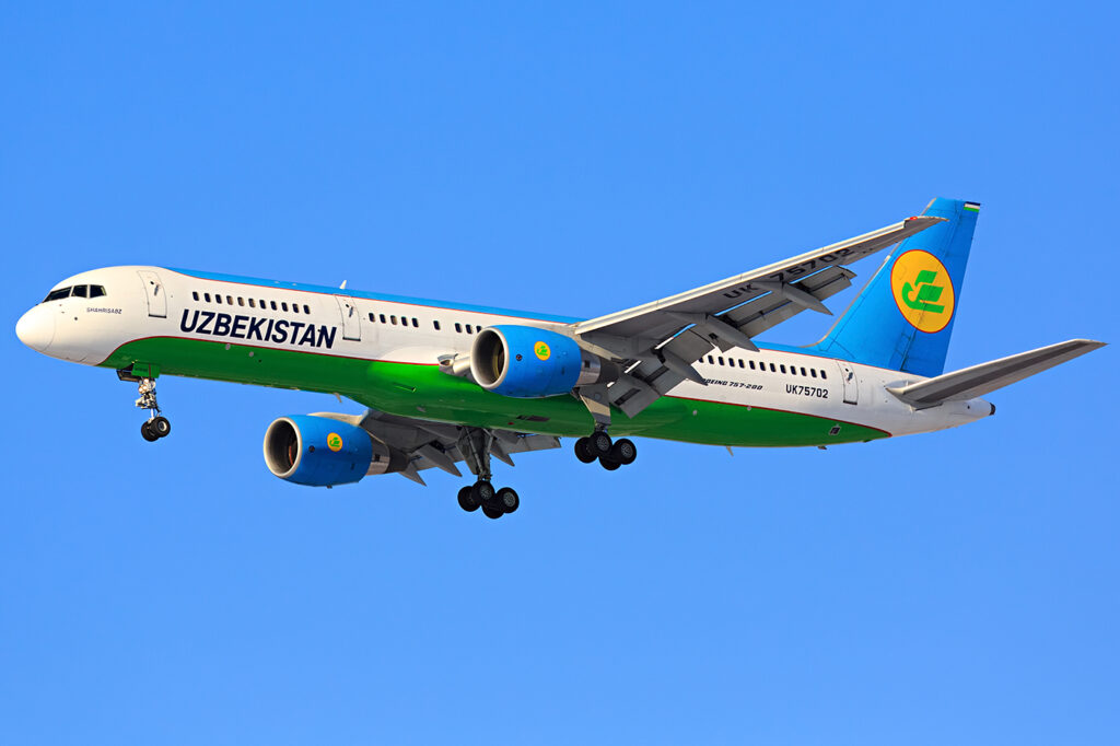 Boeing 757 kiest voor Hamburg