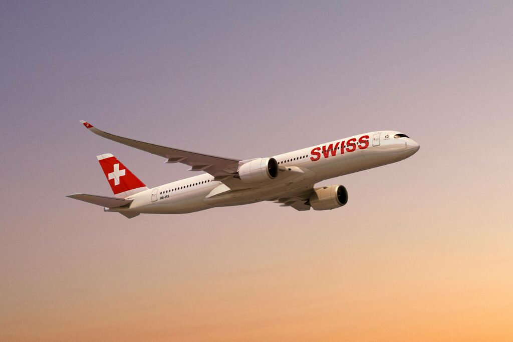Eerste A350 voor Swiss krijgt vorm
