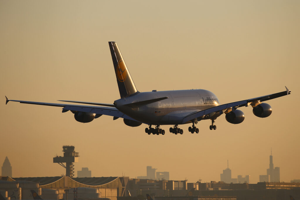 Lufthansa A380 ‘praktisch zonder brandstof’
