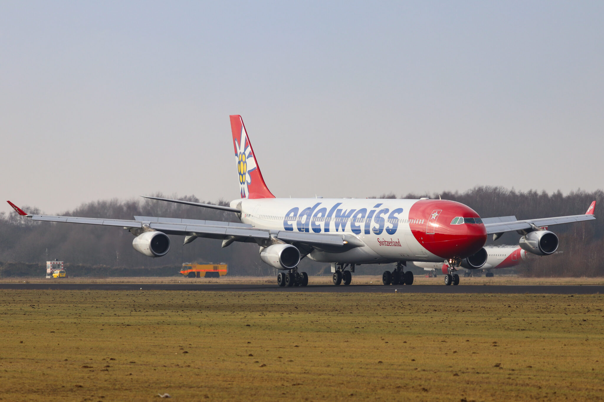 Airbus A340 landt één keer in Nederland