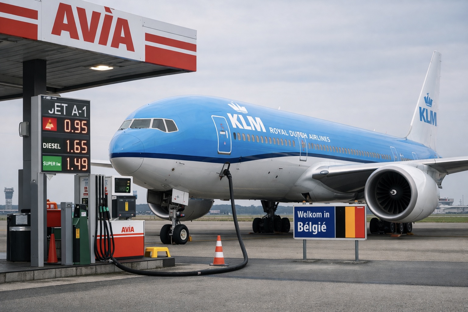KLM tankt voortaan in België: ‘Het is gewoon te duur’ (1 april)