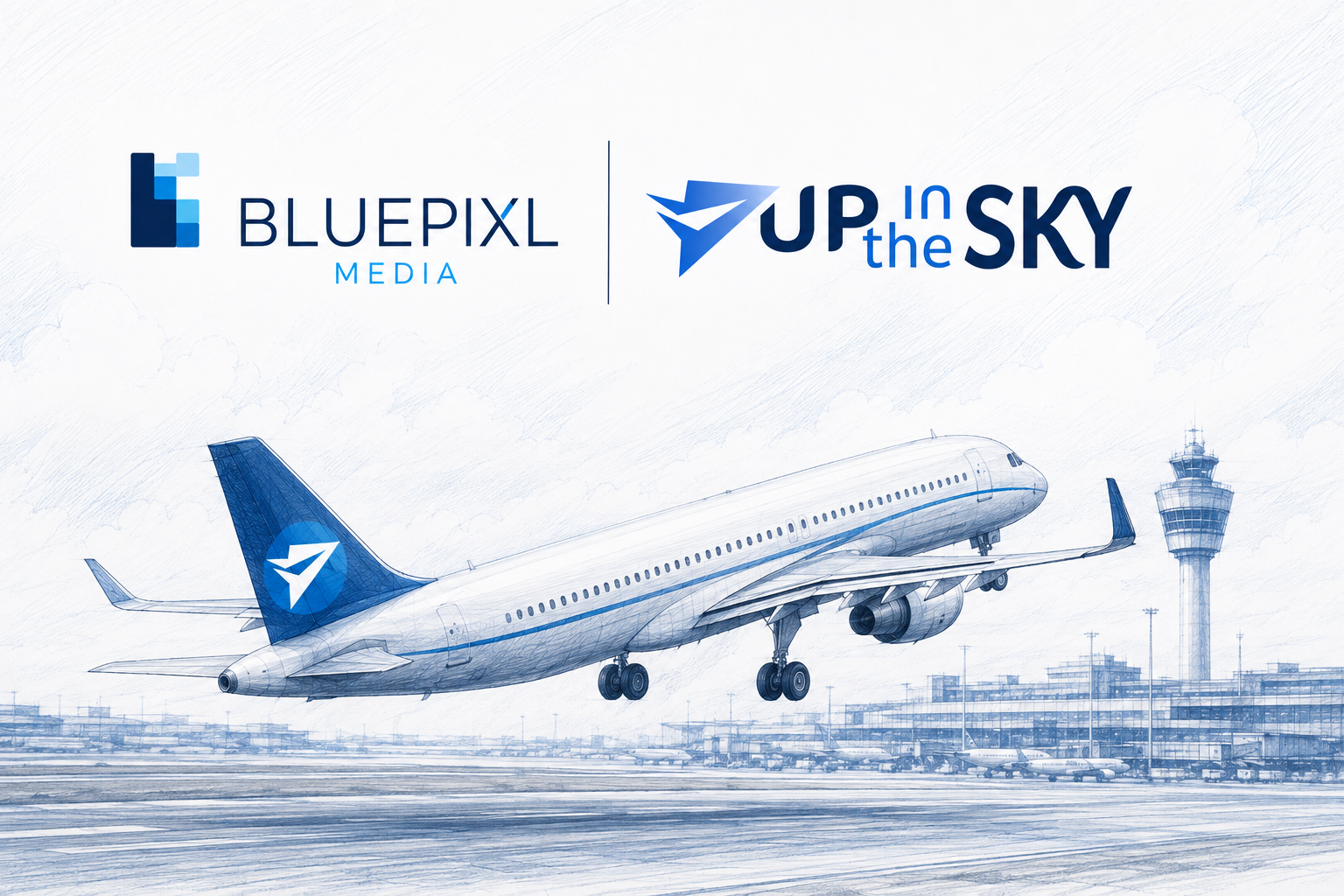 Blue Pixl Media neemt Up in the Sky over